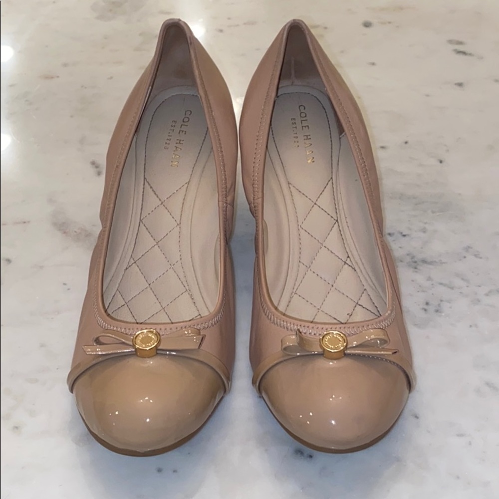 Cole Haan Nude Wedge
